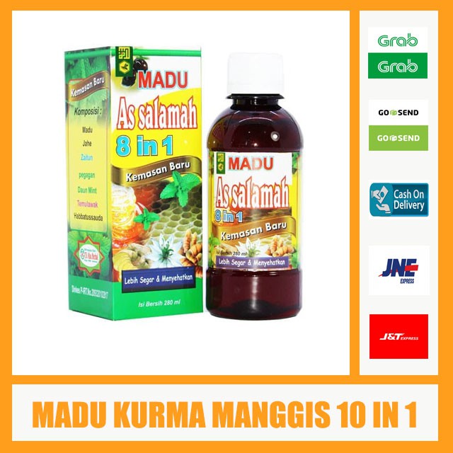 Madu As salamah 8 In 1 - Madu Batuk As Salamah - Obat Batuk