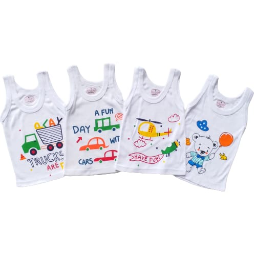 LittleAaron KAOS SINGLET MOTIF ANAK kaos dalam oblong anak laki2 dan perempuan newborn-3thn PART3