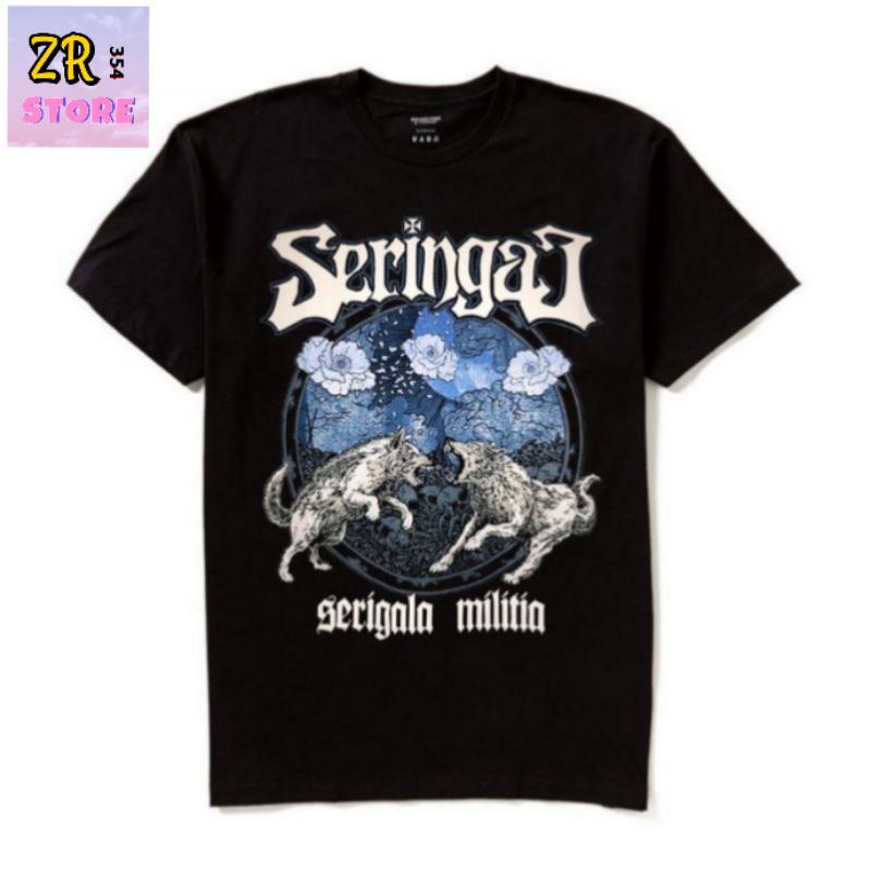 kaos seringai / t shirt seringai / kaos band seringai / ts seringai / atasan / baju seringai / pakai