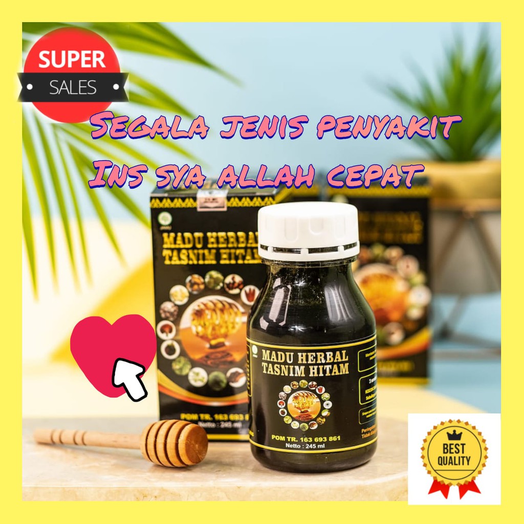 TERLARIS - Madu Herbal TASNIM HITAM 17 in 1 Multi Manfaat