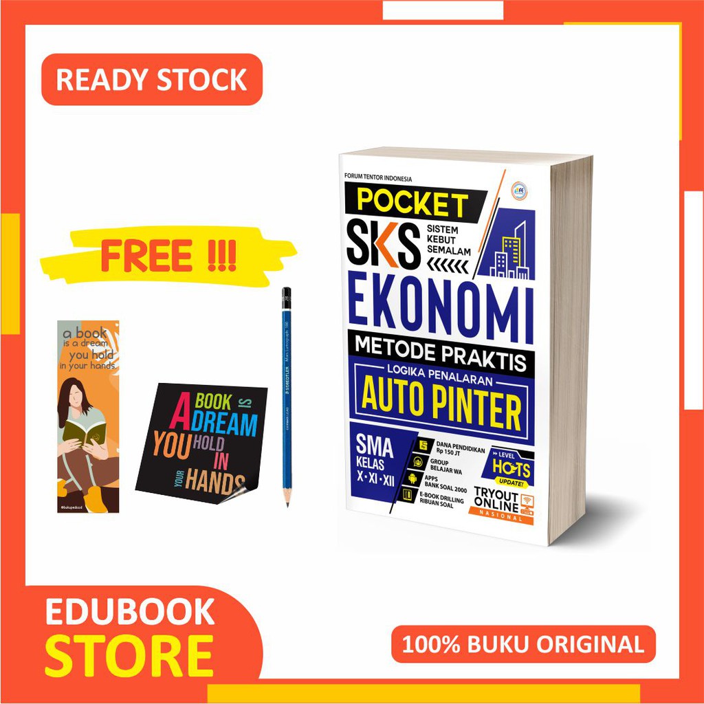 EKONOMI SMA POCKET SKS METODE PRAKTIS LOGIKA PENALARAN BESTSELLER - FORUM EDUKASI -