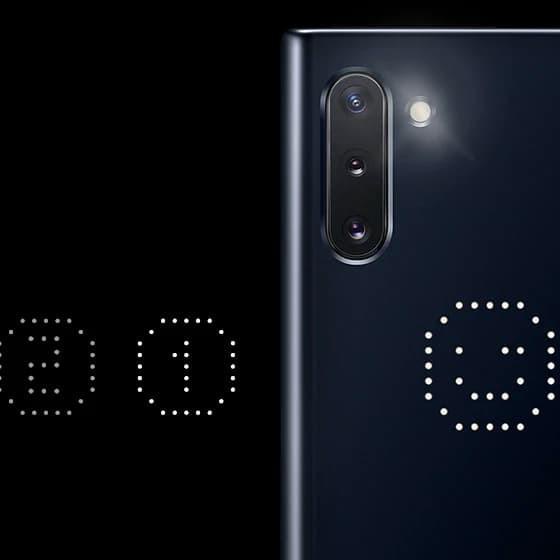 Samsung Note 10 Plus LED COVER ORIGINAL CASE CASING KESING LAMPU