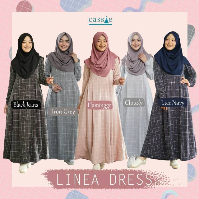 LINEA DRESS BY CASSIE LABELS (GAMIS AJA)
