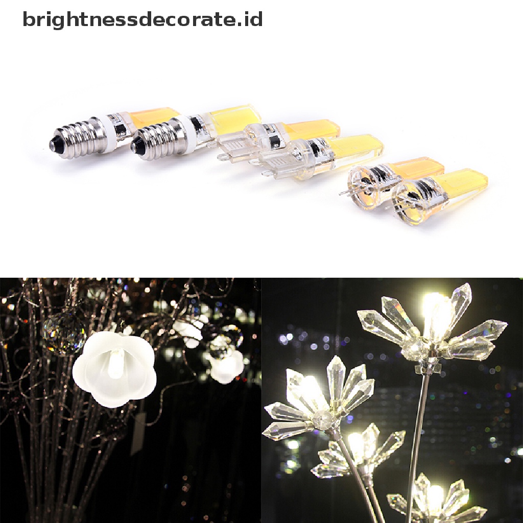 G4 G9 E14 9w Smd Led Bulbs 220v Cob Bahan Silikon