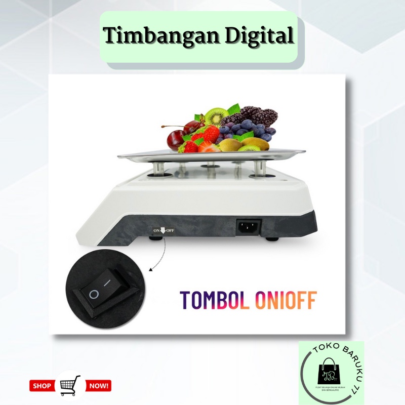 (KEYA) Timbangan Buah 40kg/Timbangan Serbaguna/Digital Computing Scale _40 KG_