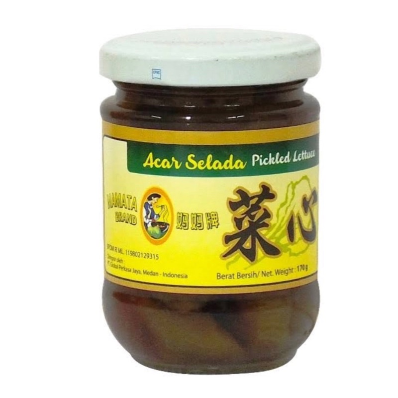 

MAMATA Pickled Lettuce 170gr/MAMATA Lettuce Pickled/Acar Selada/CAISIM/CHAISIM/Mamata Brand/Pickled/Lettuce