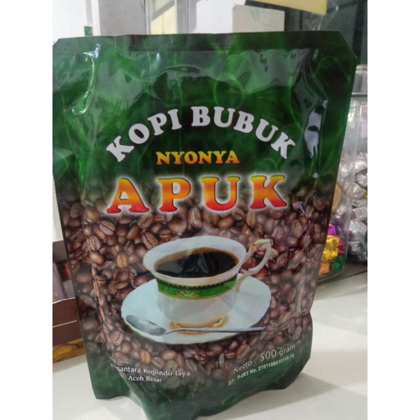 

Kopi Bubuk Halus Nyonya Apuk Robusta Murni 500 gr