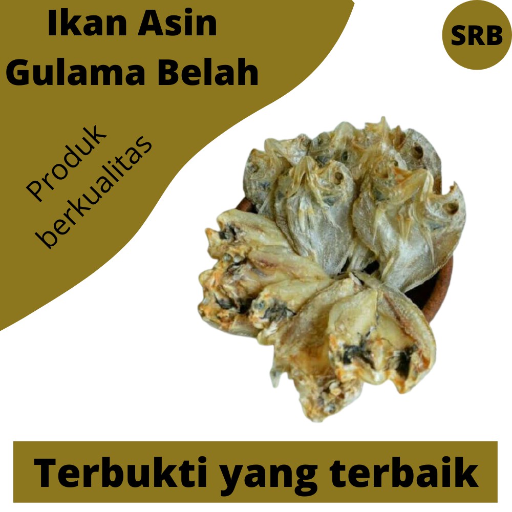 

Ikan Asin Gulama Pisang Super Murah Asli Higenis Tanpa Formalin