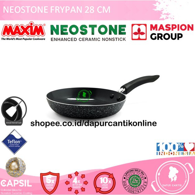 FRYPAN 28 CM NEOSTONE MAXIM / TEFLON / MASPION