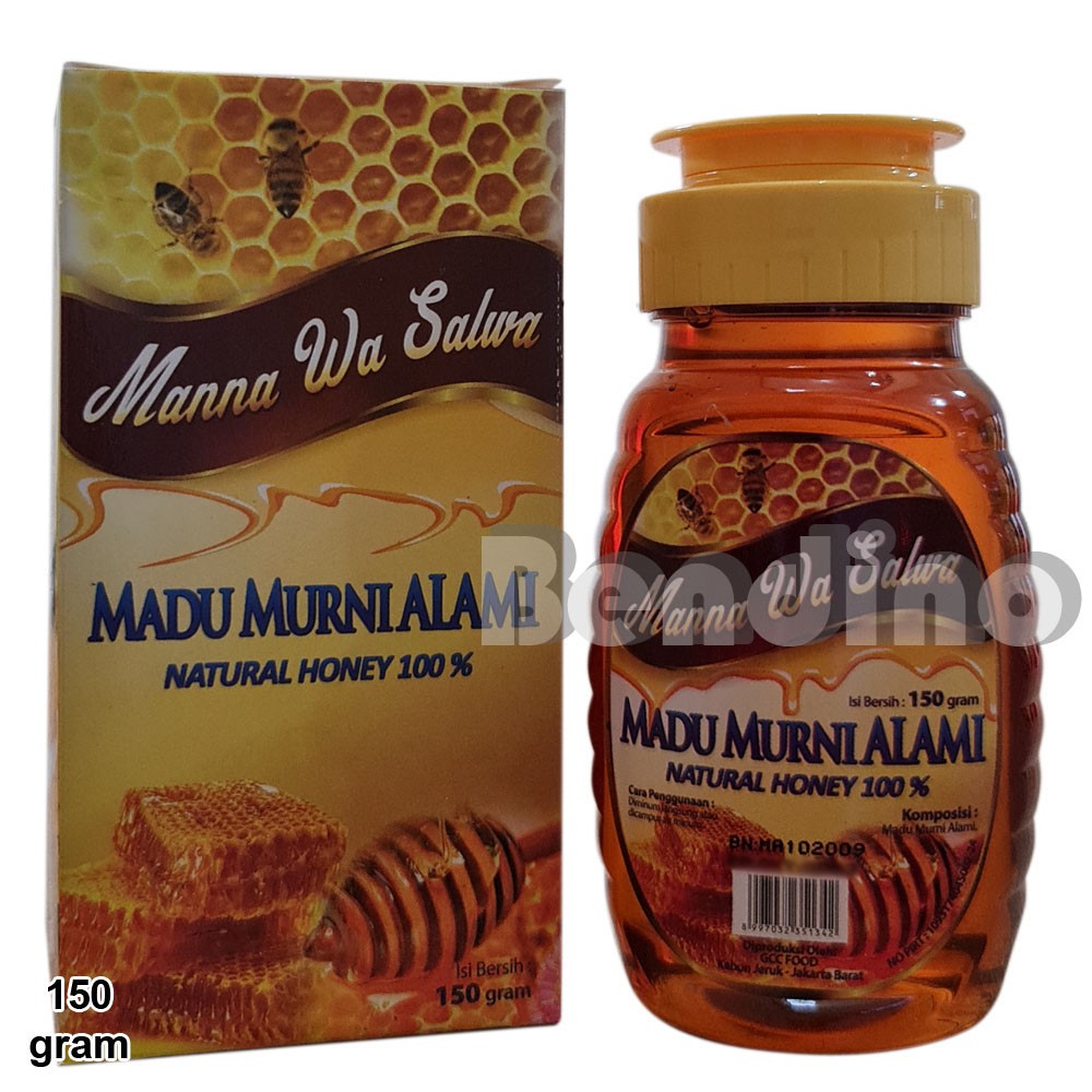 Manna Wa Salwa Madu Murni Alami 150 gr / 200 gr