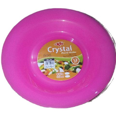 Piring Makan SEDANG - Piring plastik - Piring Saji 6PCS