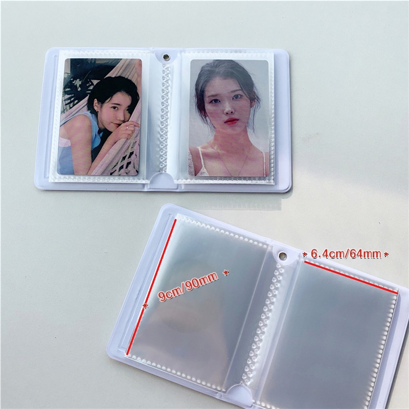 Ins Hitam Dan Putih MINI Lucu 3inch Album Foto Album Photocard Penyimpanan Buku