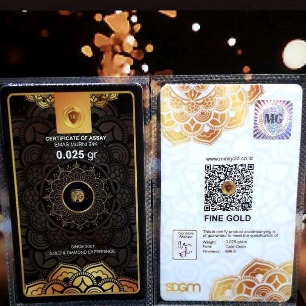 #ROLEA#Mini Gold Black Series 0,025 gram / Minigold Black Series 0,025 Gr