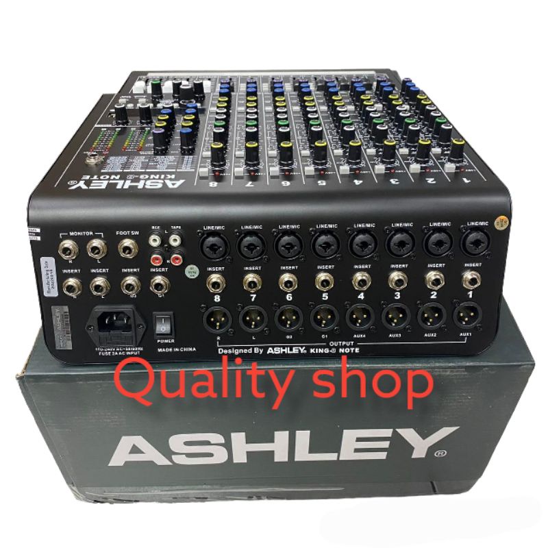 Mixer Ashley 8 Channel King8 Note Baru Supports Pc