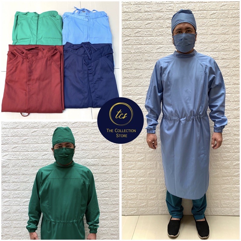 JUBAH SURGICAL GOWN OK MEDELLIN / JUBAH OPRASI APD BAJU OK ALL SIZE