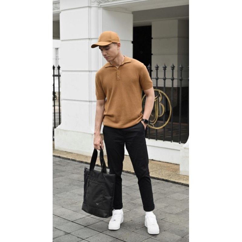 Siap Kirim Last Stock Polo Hove Light Brown M by Preppstudio