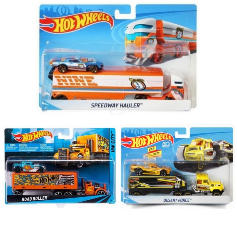 Hot Wheels Super Rigs Truck Hauler Transparant Hotwheels