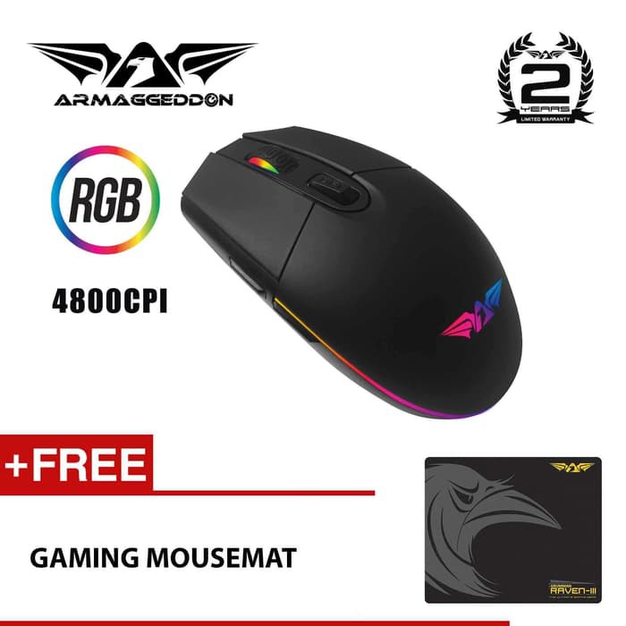 Mouse Gaming Macro Armaggeddon Raven 3