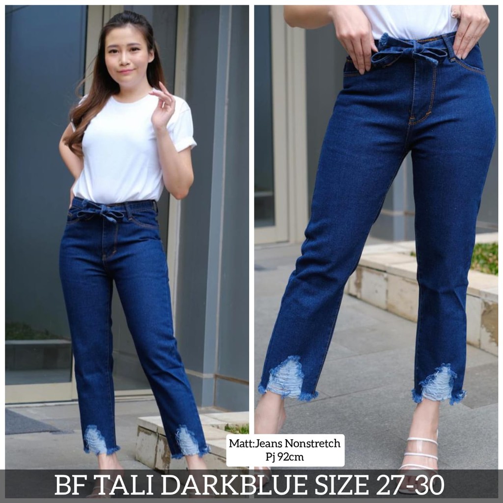 VB-CELANA WANITA JEANS BOYFRIEND TALI RAWIS MONIKA