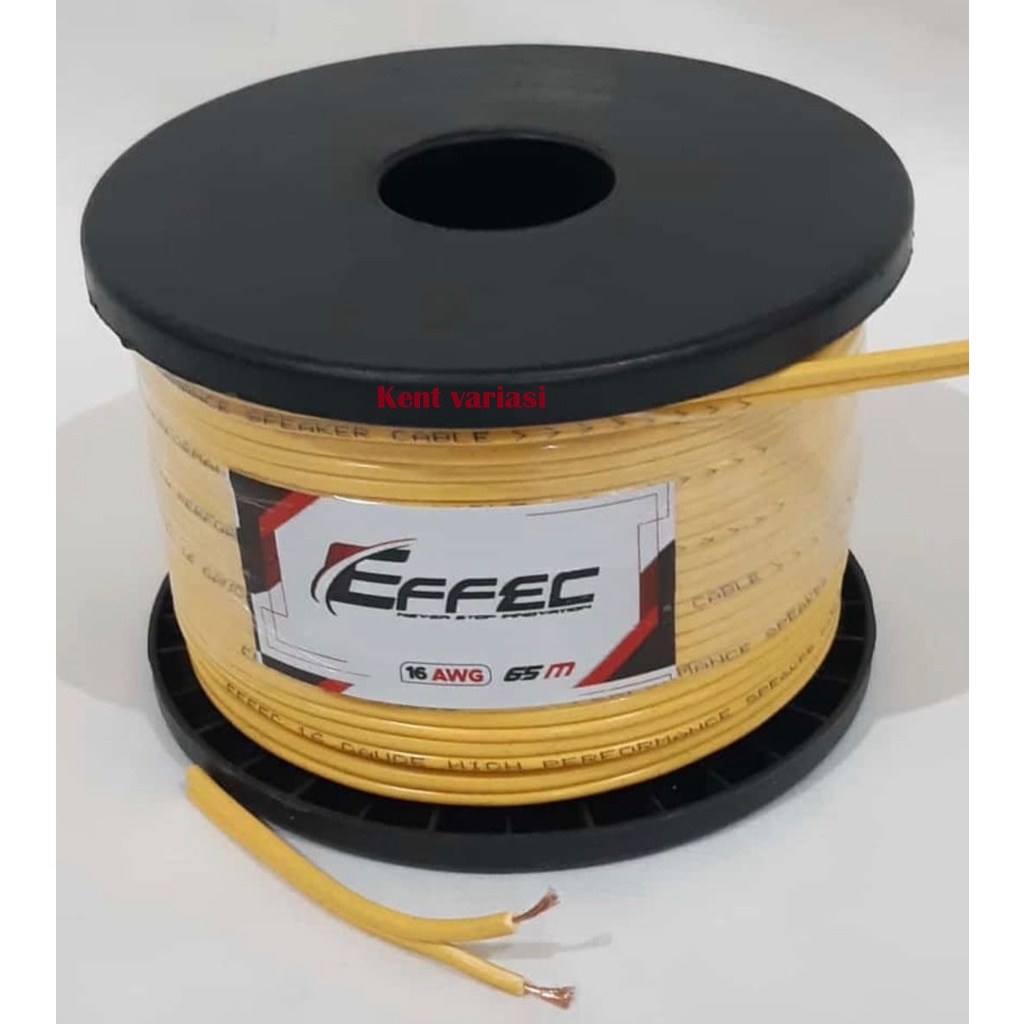 Kabel 16 AWG Effec 1 Roll 65M - Kabel Speaker subwoofer EFFEC 16 gauge