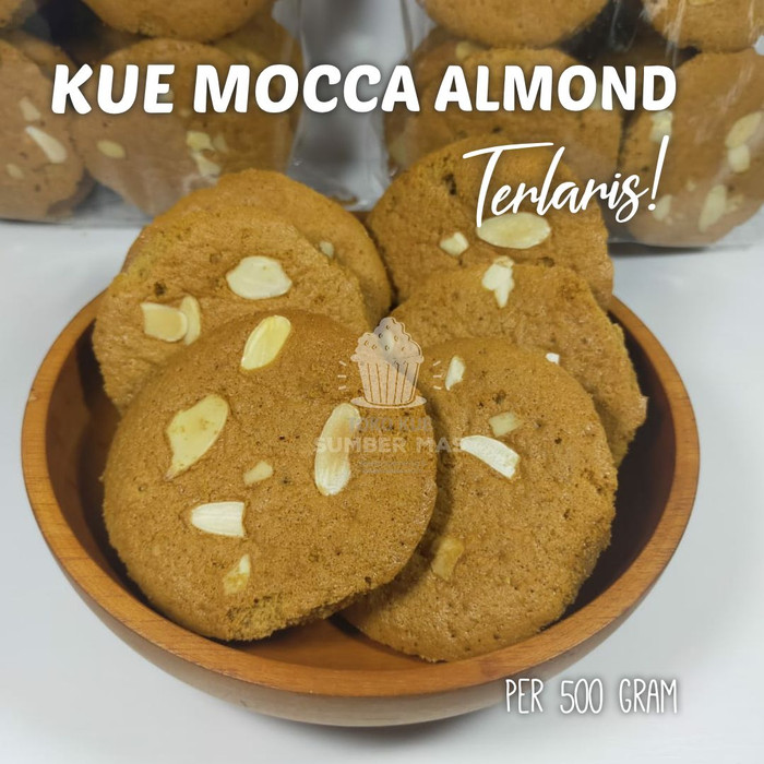 KUE BOLU KERING MOCCA ALMOND ISI 500 GRAM / Bolu moka / Bolu rasa mocca /TERLARIS / MANIS