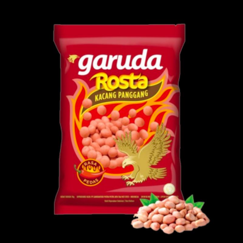 Kacang Panggang Rosta Garuda isi 10 x 11 gr