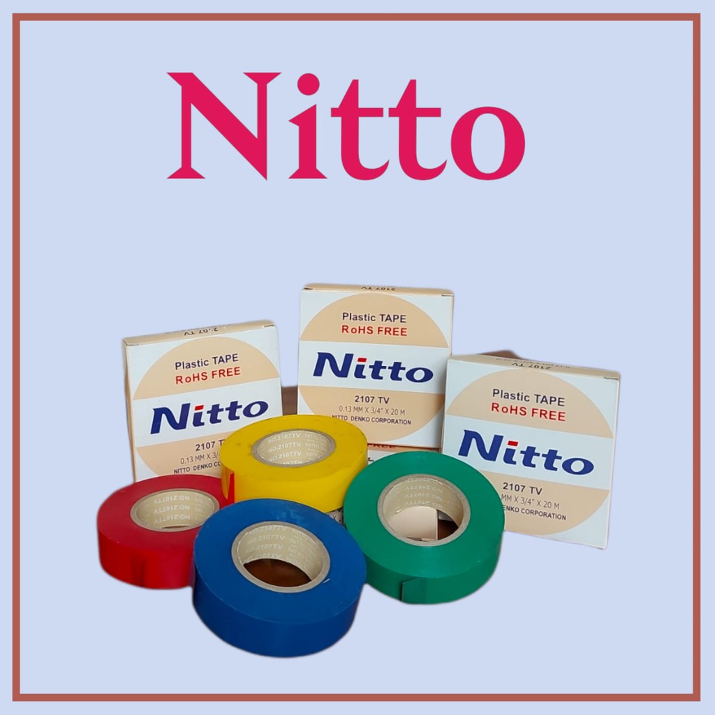 

Nitto Isolasi Plastik | Isolasi Nitto Warna | Isolasi Kabel