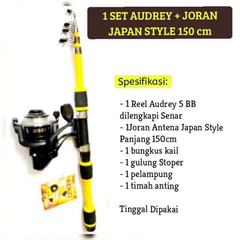 Set Pancing Japan Style 150cm Lengkap Siap Pakai, Promooo!!!!