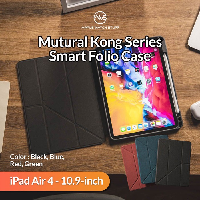 Mutural King Kong Series Smart Folio Case iPad Air 4 2020 10.9 inch