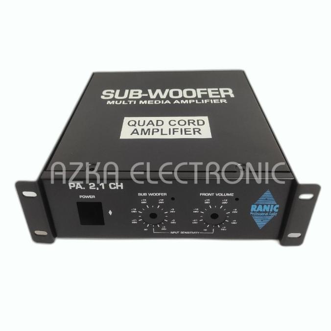 Box Power Amplifier Subwoofer 2.1 Channel