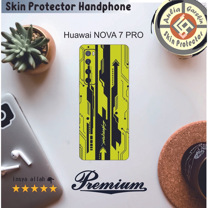 Dapat 2pcs Garskin HP Huawai NOVA 7 pro Motif ok - Free Custom Motif Via Chat