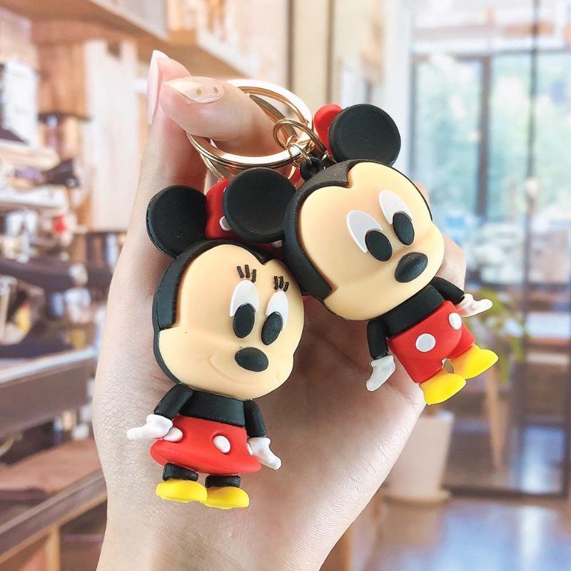 Gantungan Kunci Motif Disney Mickey Minie Donald Daisy - Ganci Aksesoris Souvenir import