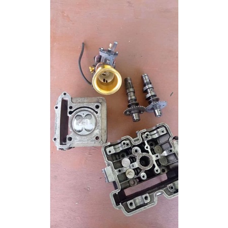 Mesin bore-up satria fu carbu 400 meter