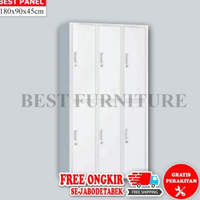 

Best Locker Filing Cabinet Stainless Besi Anti Banjir 6 Pintu 45x90cm