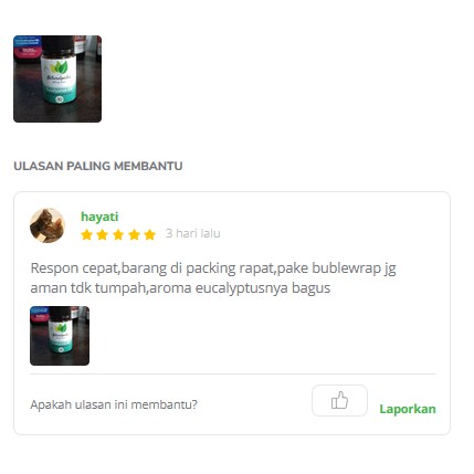 Pure Eucalyptus Essential Oil / MInyak Esensial Atsiri Eucaliptus Eukaliptus Murni 250ml