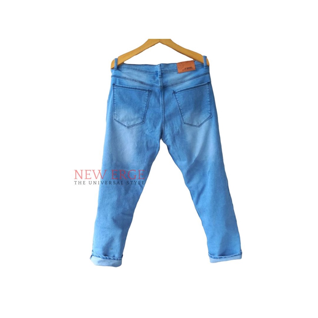 Celana jeans panjang pria premium slimfit jumbo big size 41 - 46