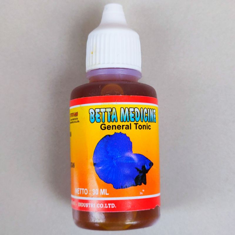 Obat Ikan Cupang kontes dan aduan VIVIAN Betta Medicine General Tonic coklat 30ml