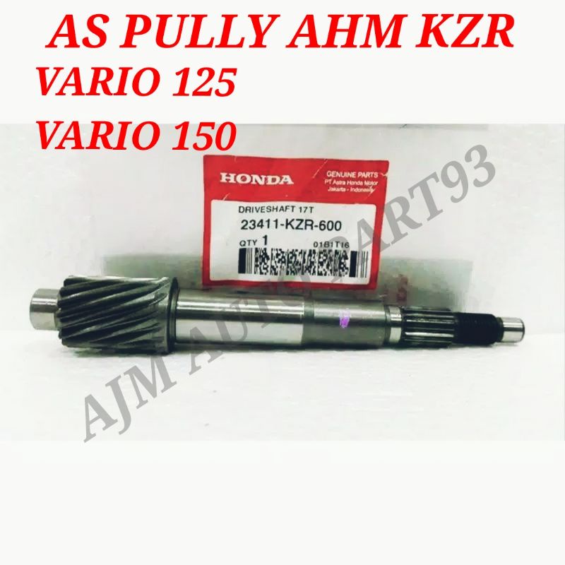 AS PULLY VARIO 125 VARIO 150 AHM KZR