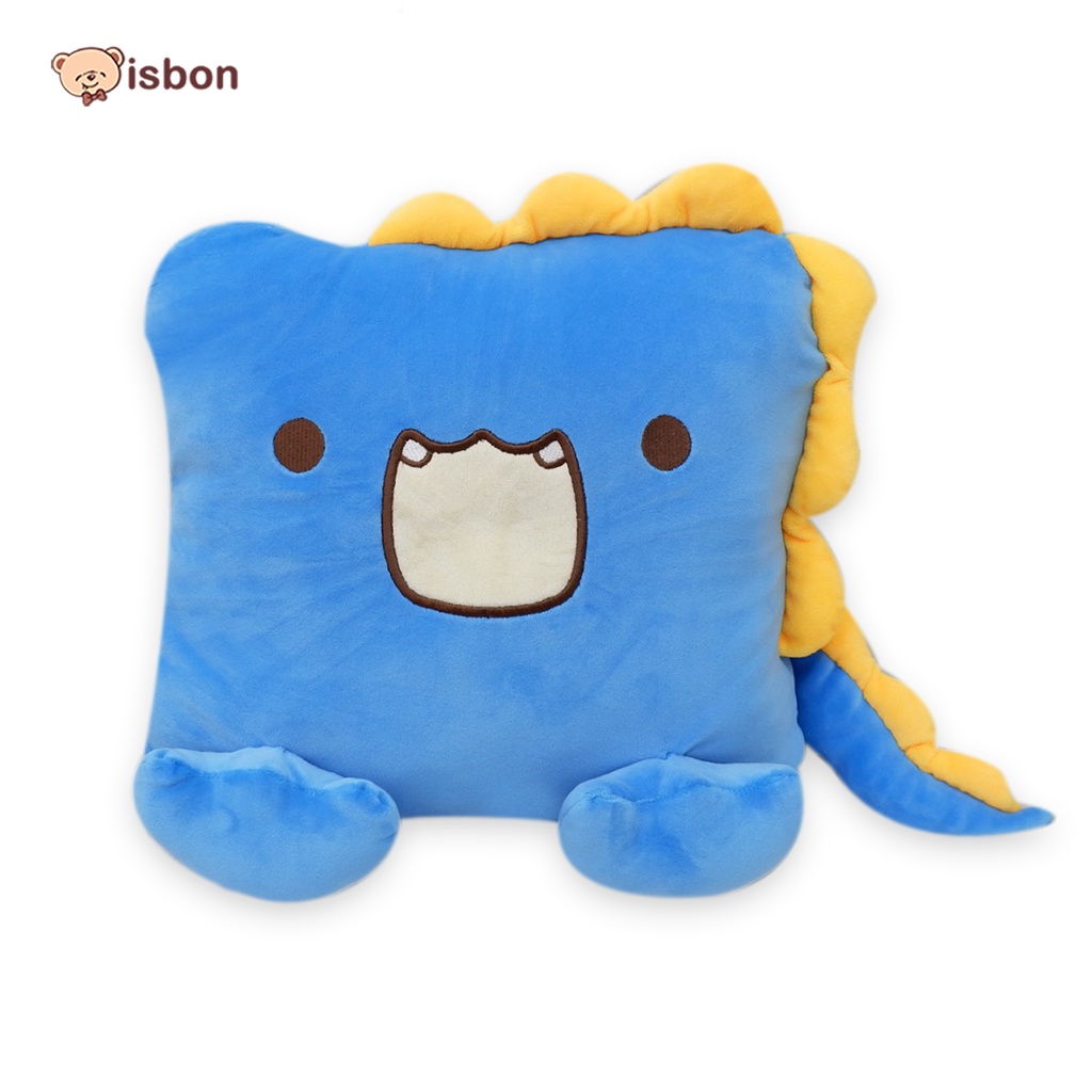 Balmut Bantal Selimut Motif Dino Lucu Warna Biru Choky Cocok Untuk Traveling Mudah dibawa Hangat dan Nyaman By ISTANA BONEKA