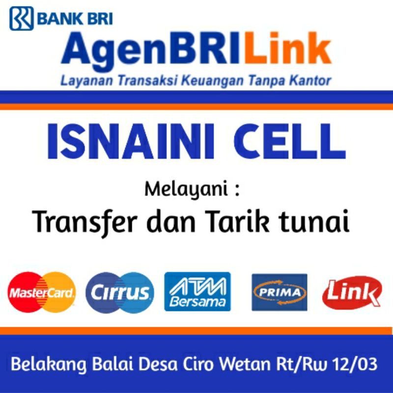 Cetak Banner Agen BriLink Mini