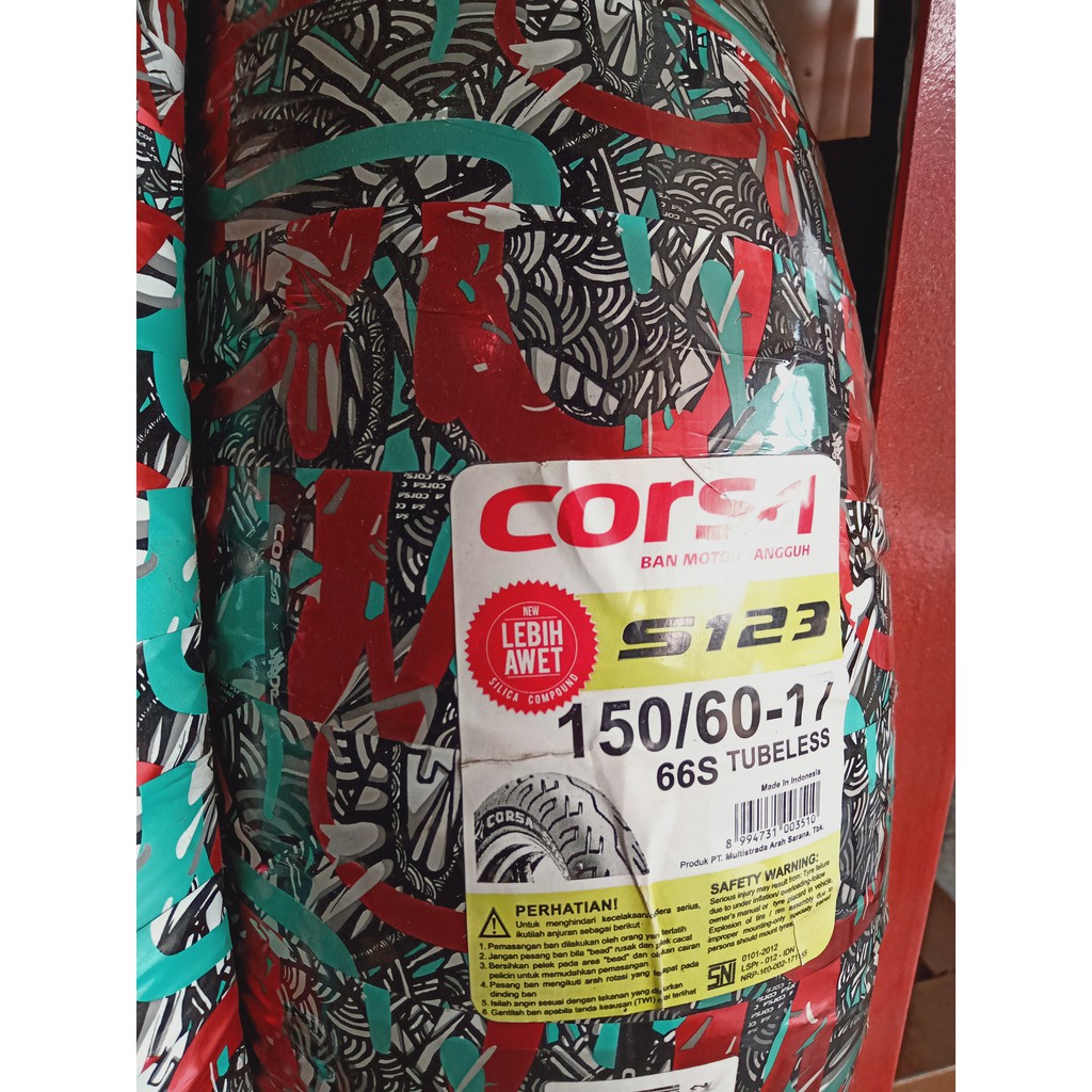 Ban Corsa S123 150 60 Ring 17 Tubeless