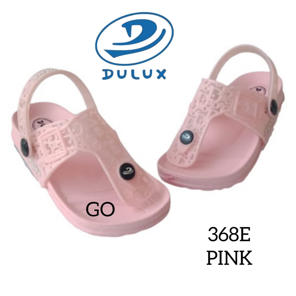 sogo DULUX 368E Sandal Jepit Anak Perempuan Model Batik Kaca Sandal Anak Lucu Tali Belakang