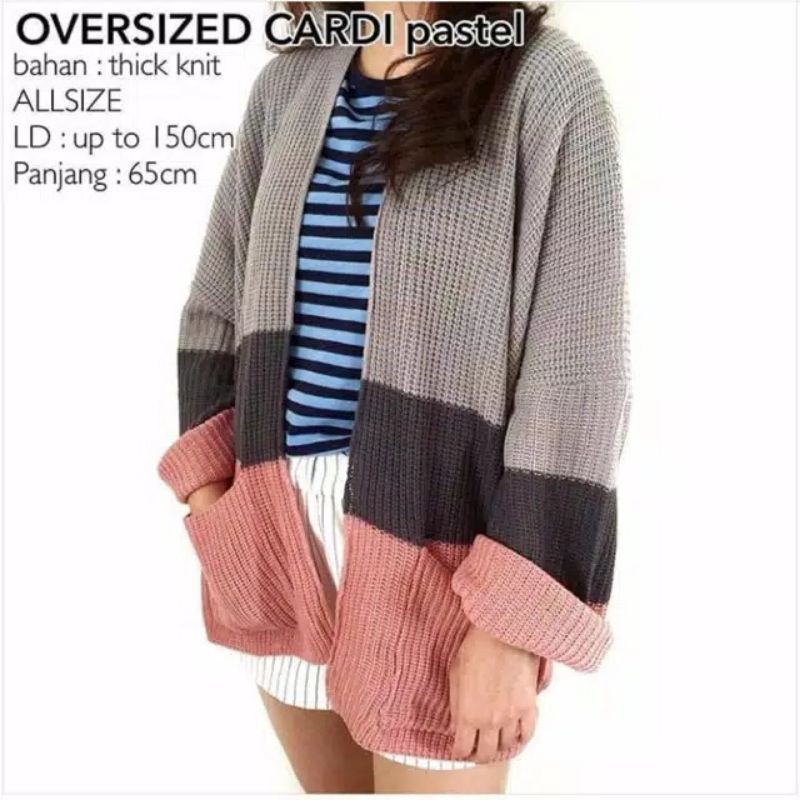 CAMEROON OUTER CARDY Polet Khanza Cardigan Rajut-Dusty Pink