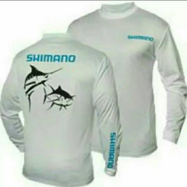Tshirt baju kaos lengan panjang SHIMANO FISHING