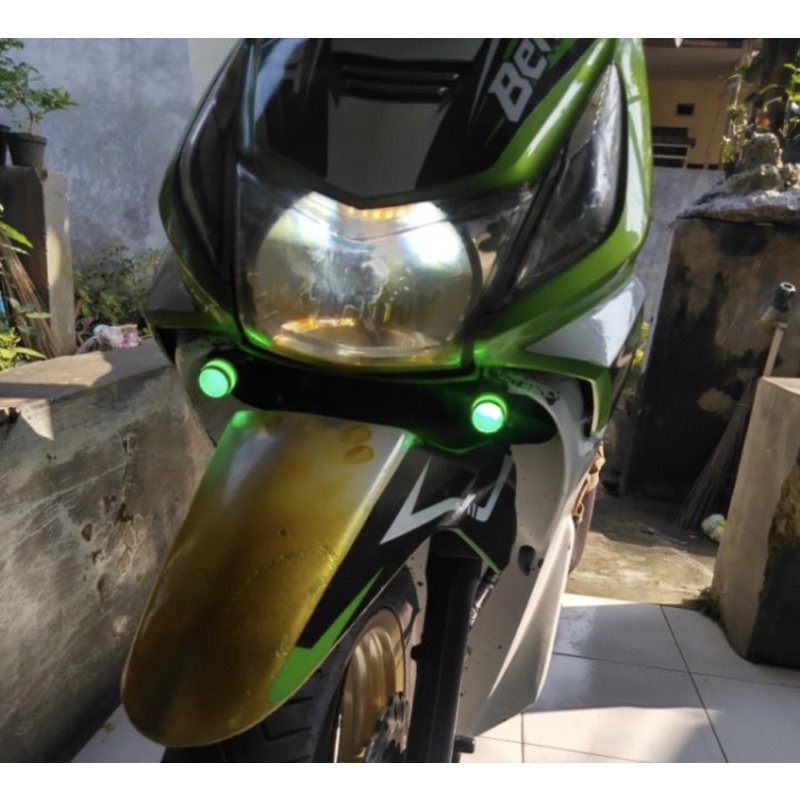 PROMO MATA ELANG STROBO EAGLE EYE FLASH STROBO KEDIP 3 LED DENGAN BRACKET SPION ISI 2 PCS