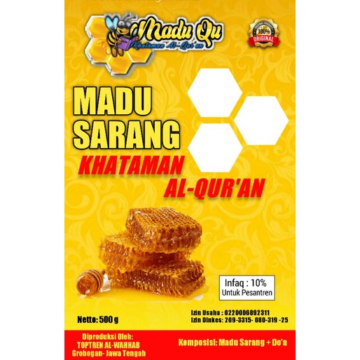 

PROMO..!!! MADU QU SARANG LEBAH