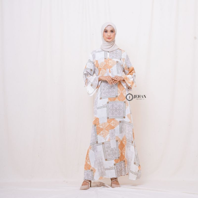 Mira Dress - MIRA ORANGE