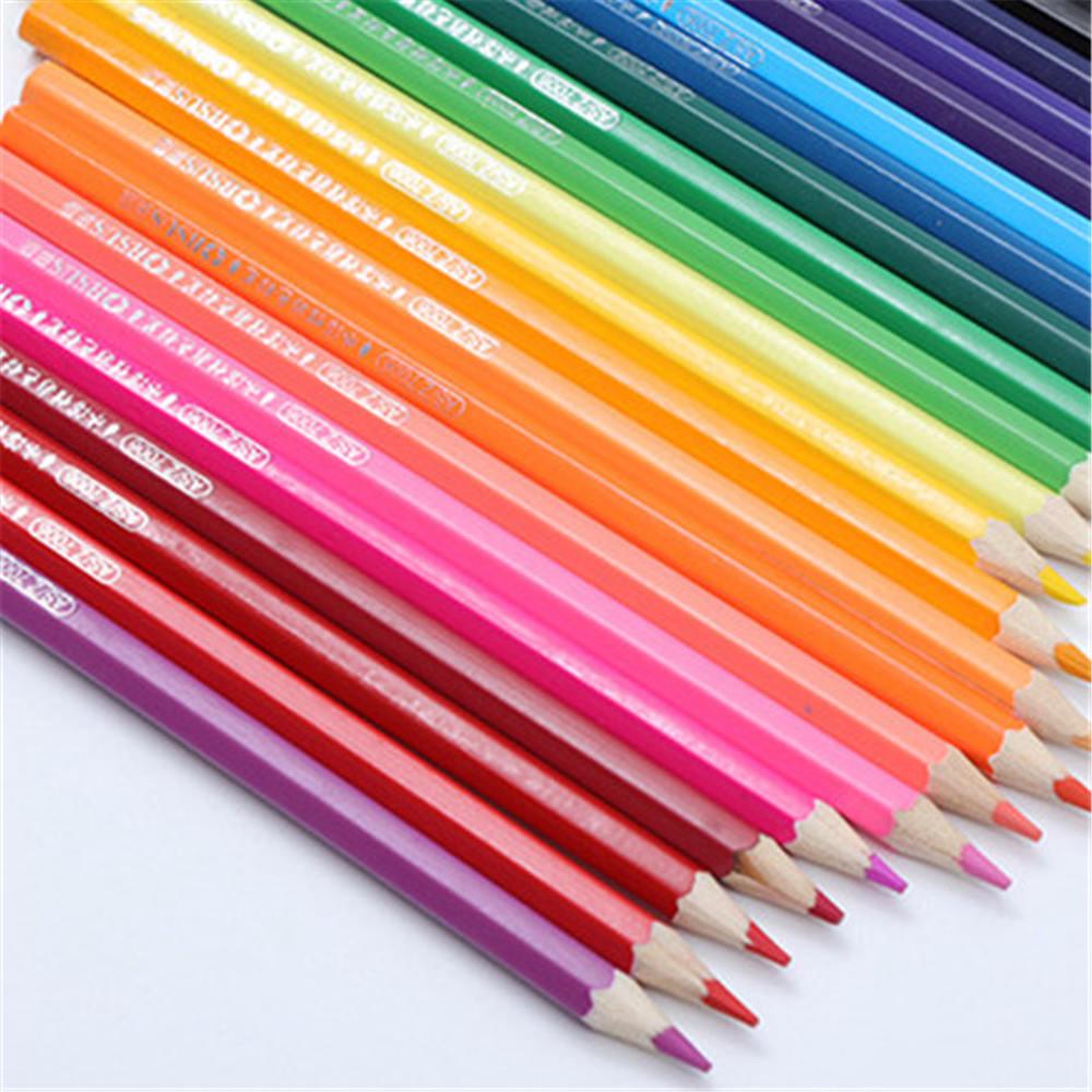 36Pcs Pensil  Warna  Profesional Bahan Kanvas untuk  Sketsa 