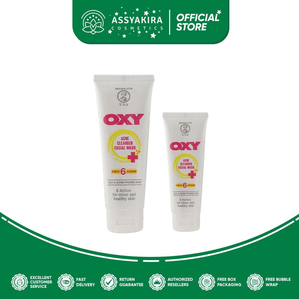 Oxy Acne Facial Cleanser Facial Wash Multi 6 Action - Oily And Acne Prone Skin