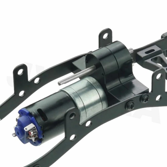 Gearbox metal single speed RC MN WPL baut 6 motor 370